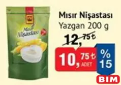 YAZGAN MISIR NİŞASTASI 200 G